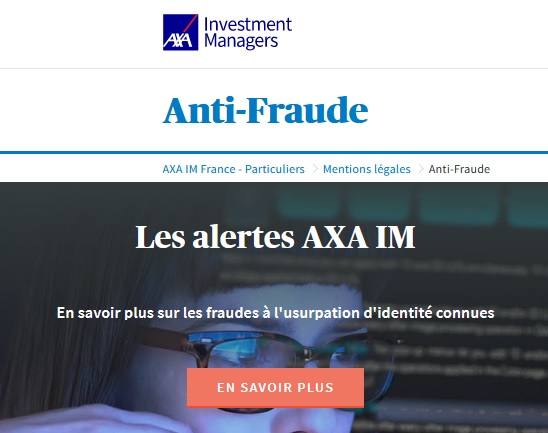 Fraude Axa investment managers