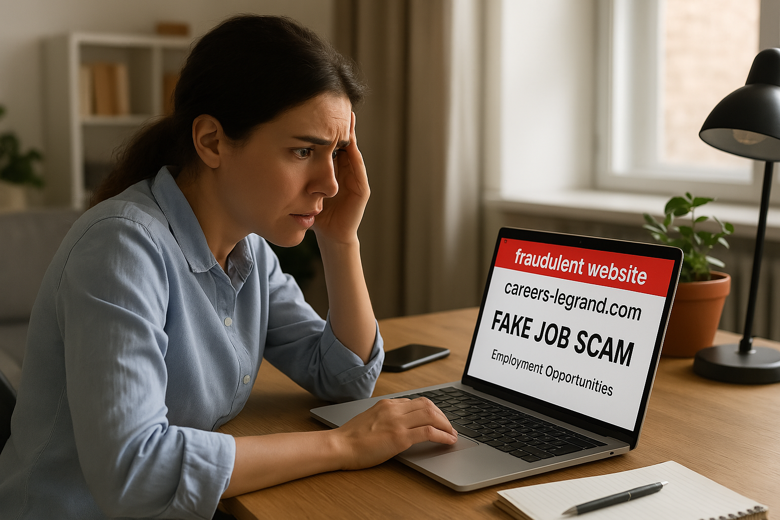 fausse offre emploi Legrand