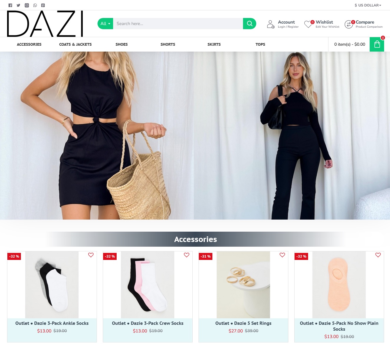 vêtements DAZIE