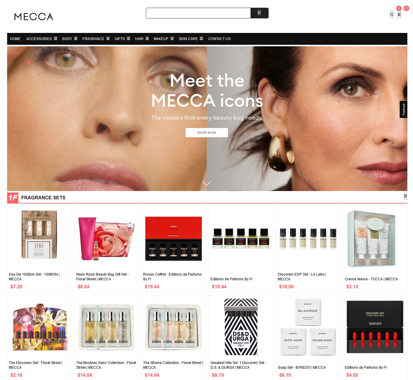 cosmétiques MECCA cosmétiques MECCA