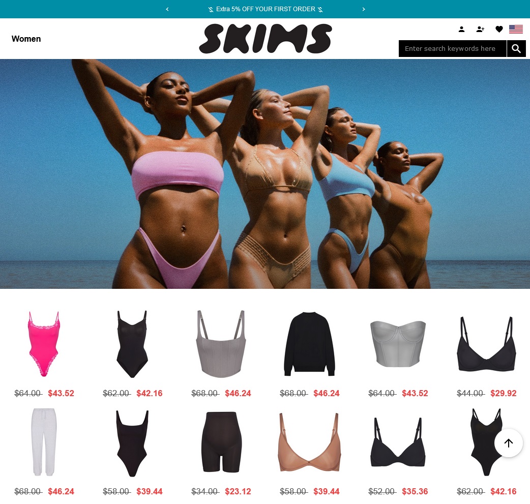 shapewear Skims