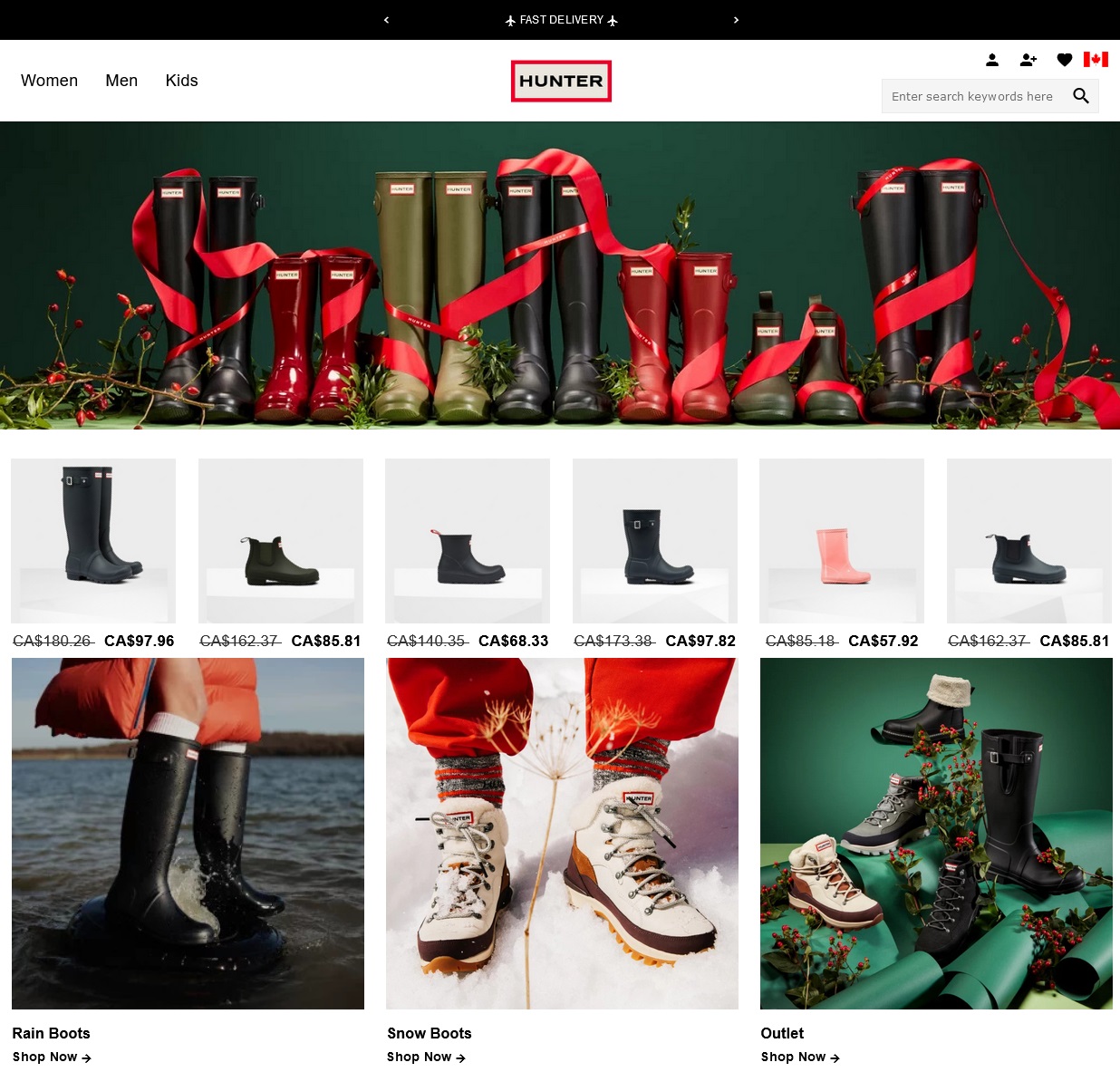 Fausses bottes Hunter