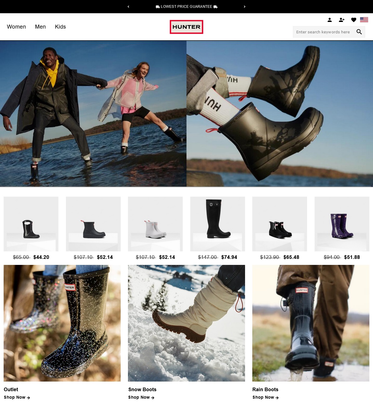 fausses bottes Hunter