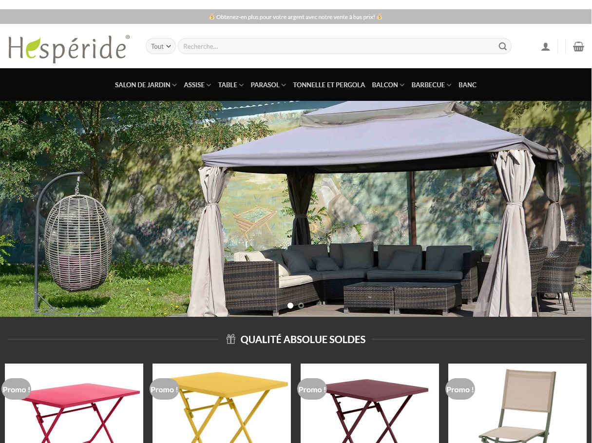 Sites web frauduleux Hespéride