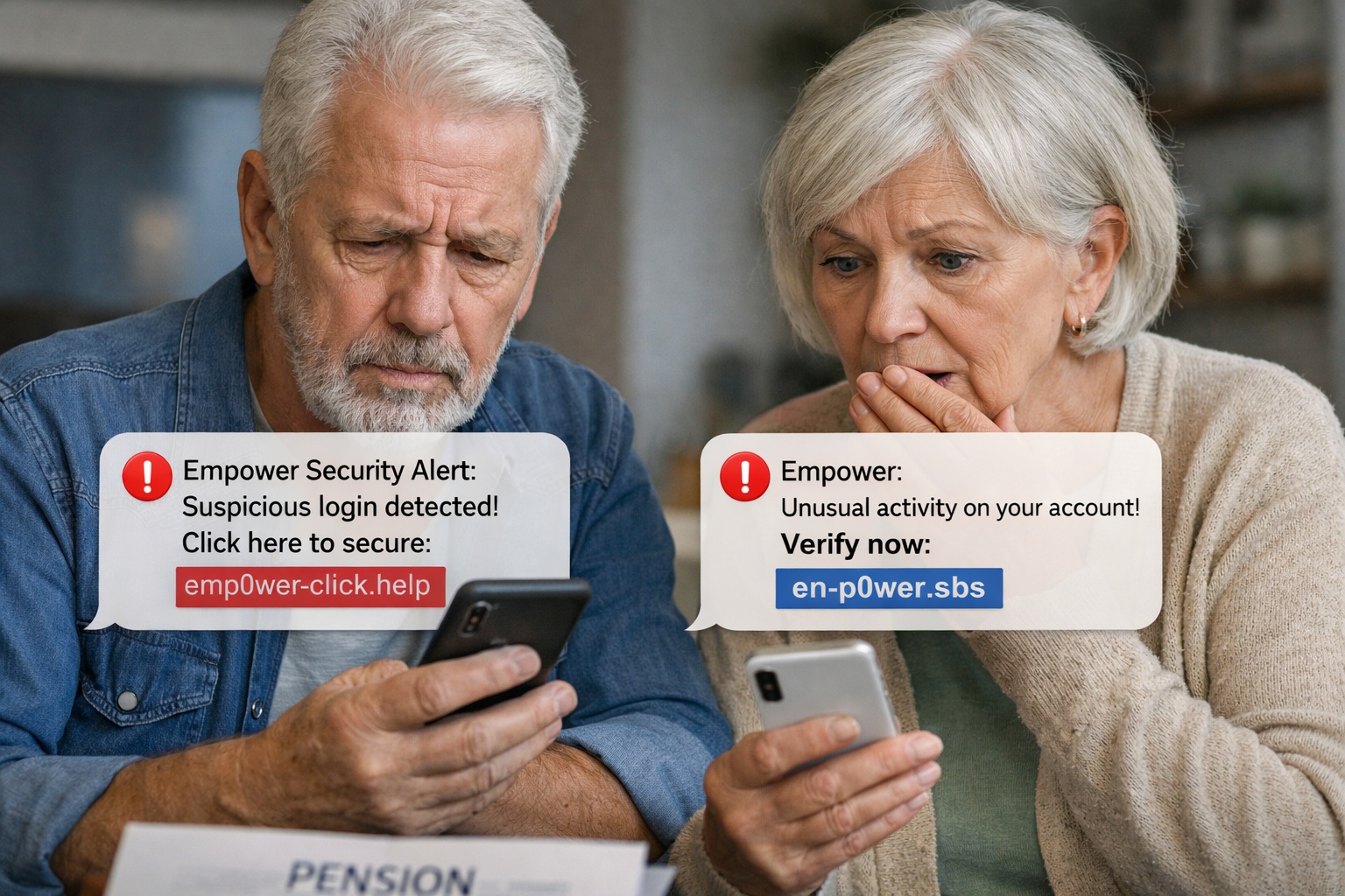 phishing SMS retraite