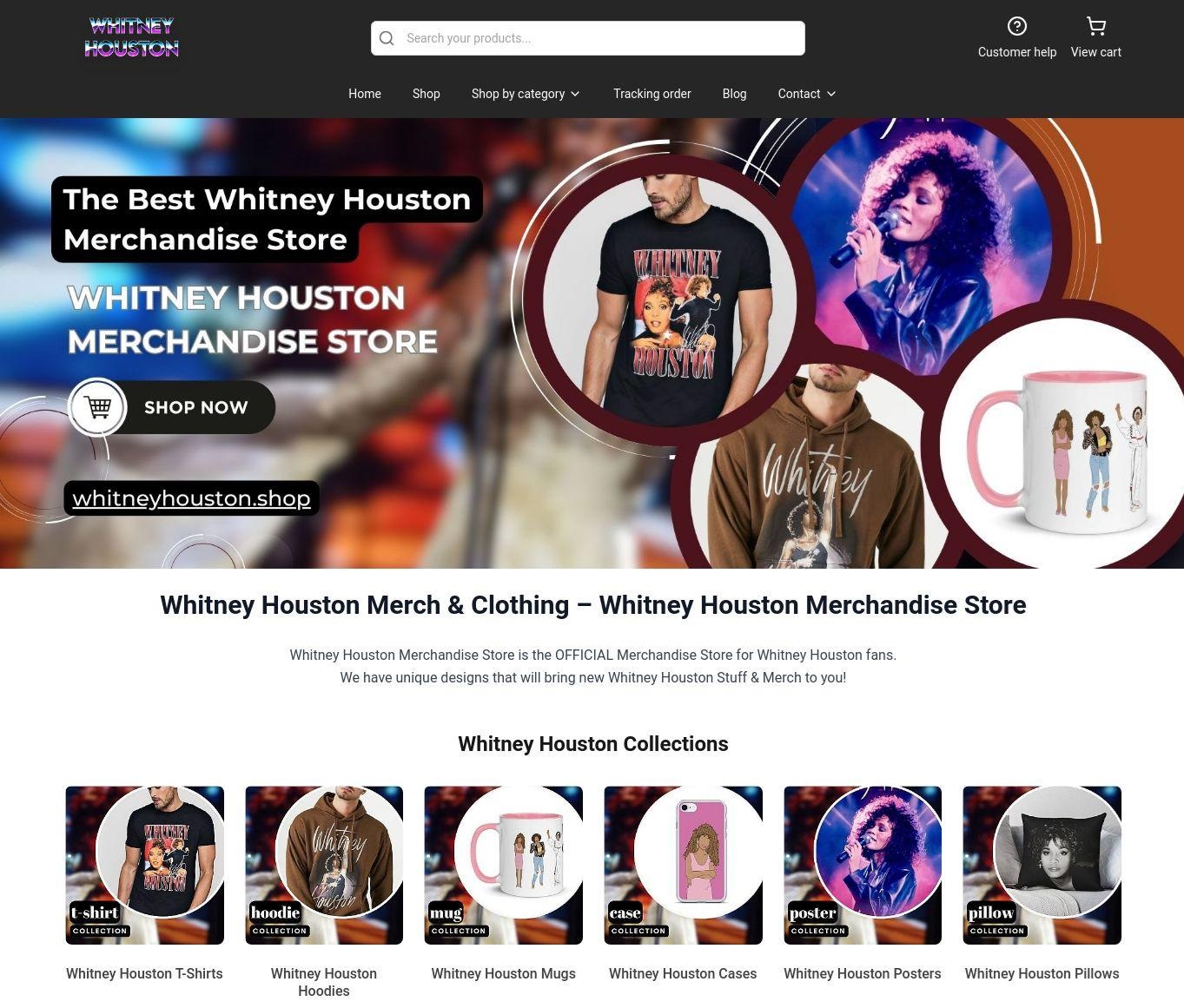 fausse boutique Whitney Houston