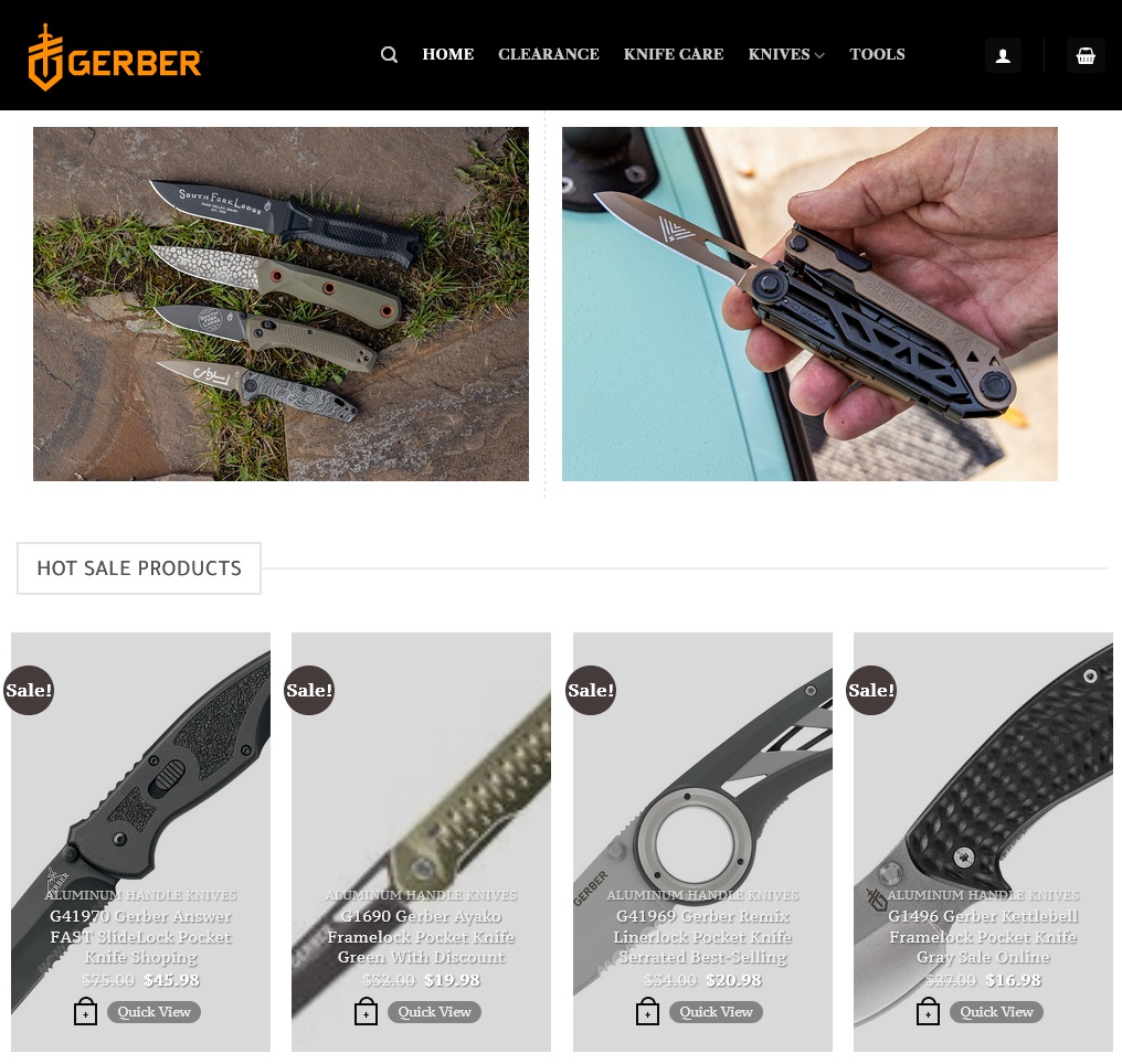 couteaux Gerber