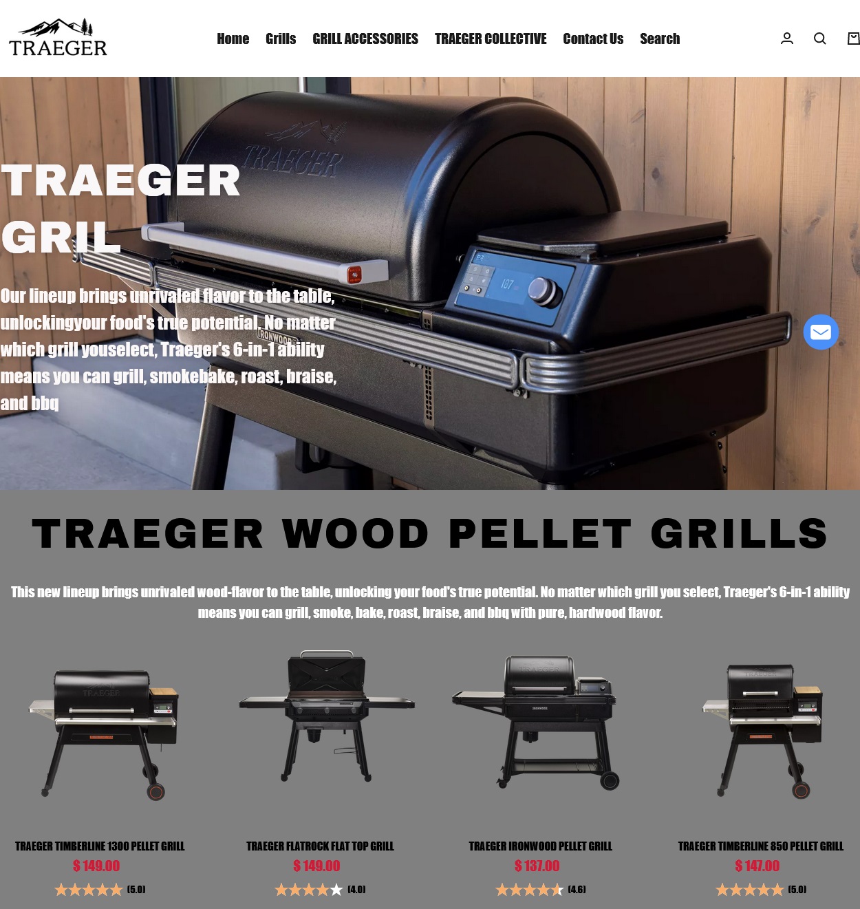 site barbecue Traeger